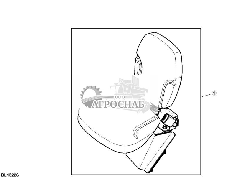 Навесное оборудование, сиденье стажера, ткань - ST842159 794.jpg